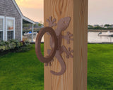Gecko Nautical Rope Ring, Light Strand Holder (3 sizes available) - Madison Iron and Wood