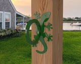 Gecko Nautical Rope Ring, Light Strand Holder (3 sizes available) - Madison Iron and Wood