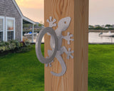 Gecko Nautical Rope Ring, Light Strand Holder (3 sizes available) - Madison Iron and Wood