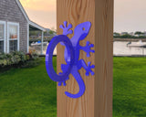Gecko Nautical Rope Ring, Light Strand Holder (3 sizes available) - Madison Iron and Wood