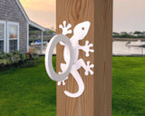 Gecko Nautical Rope Ring, Light Strand Holder (3 sizes available) - Madison Iron and Wood