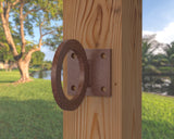 Heavy Duty Nautical Rope Ring, Light Strand Holder, Fence Rings (3 sizes available) - Madison Iron and Wood