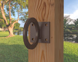Heavy Duty Nautical Rope Ring, Light Strand Holder, Fence Rings (3 sizes available) - Madison Iron and Wood