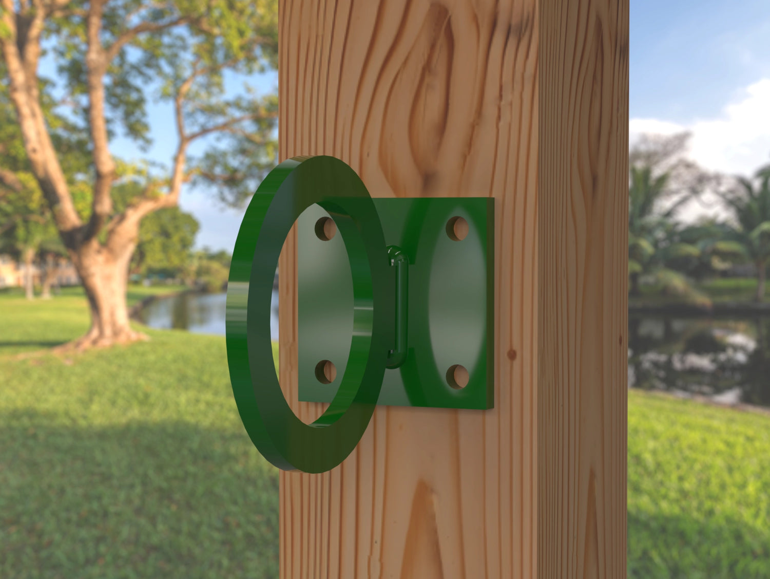 Heavy Duty Nautical Rope Ring, Light Strand Holder, Fence Rings (3 sizes available) - Madison Iron and Wood