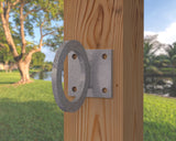Heavy Duty Nautical Rope Ring, Light Strand Holder, Fence Rings (3 sizes available) - Madison Iron and Wood