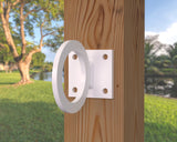 Heavy Duty Nautical Rope Ring, Light Strand Holder, Fence Rings (3 sizes available) - Madison Iron and Wood