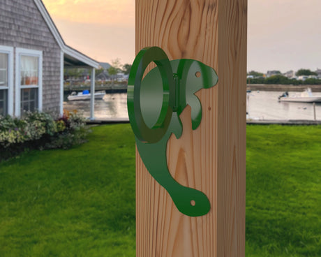 Manatee Nautical Rope Ring, Light Strand Holder (3 sizes available) - Madison Iron and Wood