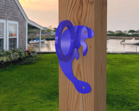 Manatee Nautical Rope Ring, Light Strand Holder (3 sizes available) - Madison Iron and Wood