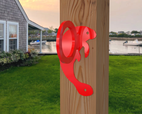 Manatee Nautical Rope Ring, Light Strand Holder (3 sizes available) - Madison Iron and Wood