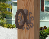 Octopus Nautical Rope Ring, Light Strand Holder (3 sizes available) - Madison Iron and Wood