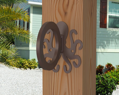 Octopus Nautical Rope Ring, Light Strand Holder (3 sizes available) - Madison Iron and Wood