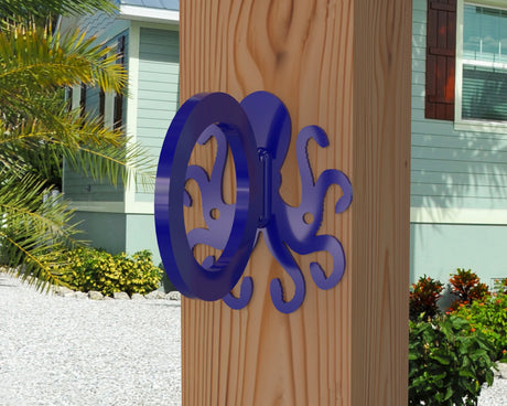 Octopus Nautical Rope Ring, Light Strand Holder (3 sizes available) - Madison Iron and Wood