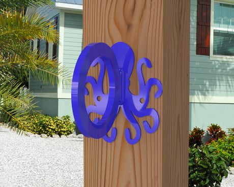 Octopus Nautical Rope Ring, Light Strand Holder (3 sizes available) - Madison Iron and Wood