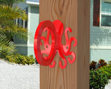 Octopus Nautical Rope Ring, Light Strand Holder (3 sizes available) - Madison Iron and Wood