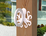 Octopus Nautical Rope Ring, Light Strand Holder (3 sizes available) - Madison Iron and Wood