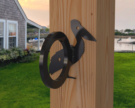 Pelican Nautical Rope Ring, Light Strand Holder (3 sizes available) - Madison Iron and Wood