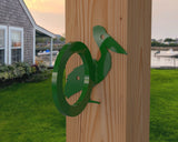 Pelican Nautical Rope Ring, Light Strand Holder (3 sizes available) - Madison Iron and Wood