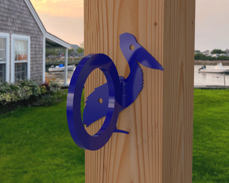 Pelican Nautical Rope Ring, Light Strand Holder (3 sizes available) - Madison Iron and Wood