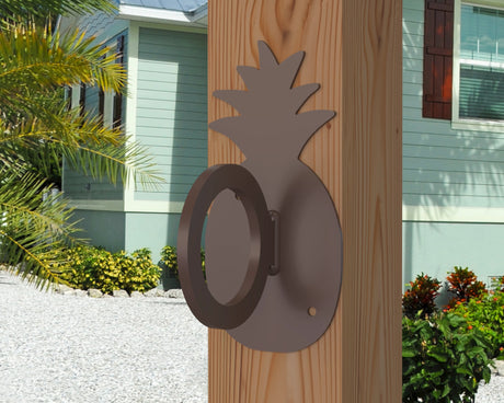 Pineapple Nautical Rope Ring, Light Strand Holder (3 sizes available) - Madison Iron and Wood