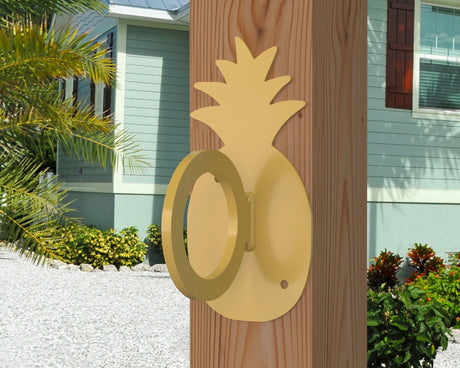 Pineapple Nautical Rope Ring, Light Strand Holder (3 sizes available) - Madison Iron and Wood