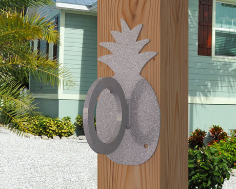 Pineapple Nautical Rope Ring, Light Strand Holder (3 sizes available) - Madison Iron and Wood