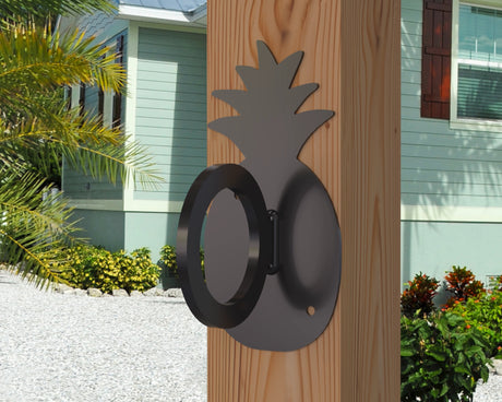 Pineapple Nautical Rope Ring, Light Strand Holder (3 sizes available) - Madison Iron and Wood