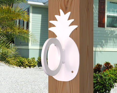 Pineapple Nautical Rope Ring, Light Strand Holder (3 sizes available) - Madison Iron and Wood