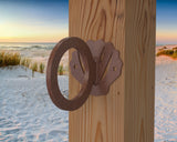 Seashell Nautical Rope Ring, Light Strand Holder (3 sizes available) - Madison Iron and Wood
