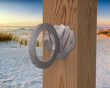 Seashell Nautical Rope Ring, Light Strand Holder (3 sizes available) - Madison Iron and Wood