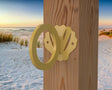 Seashell Nautical Rope Ring, Light Strand Holder (3 sizes available) - Madison Iron and Wood