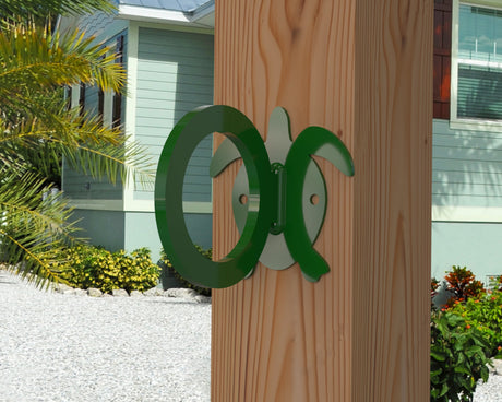 Sea Turtle Nautical Rope Ring, Light Strand Holder (3 sizes available) - Madison Iron and Wood