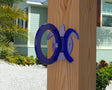Sea Turtle Nautical Rope Ring, Light Strand Holder (3 sizes available) - Madison Iron and Wood
