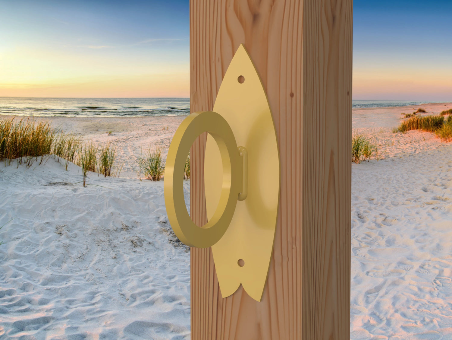 Surfboard Nautical Rope Ring, Light Strand Holder (3 sizes Available) - Madison Iron and Wood