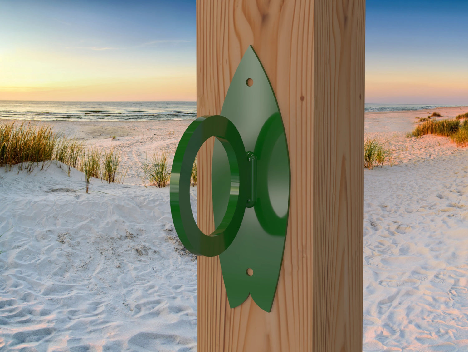 Surfboard Nautical Rope Ring, Light Strand Holder (3 sizes Available) - Madison Iron and Wood
