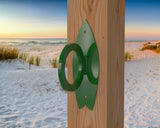 Surfboard Nautical Rope Ring, Light Strand Holder (3 sizes Available) - Madison Iron and Wood