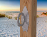 Surfboard Nautical Rope Ring, Light Strand Holder (3 sizes Available) - Madison Iron and Wood