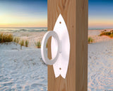 Surfboard Nautical Rope Ring, Light Strand Holder (3 sizes Available) - Madison Iron and Wood