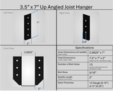 Soporte para colgar vigas de 2"x6"