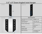 Soporte para colgar vigas de 2"x6"