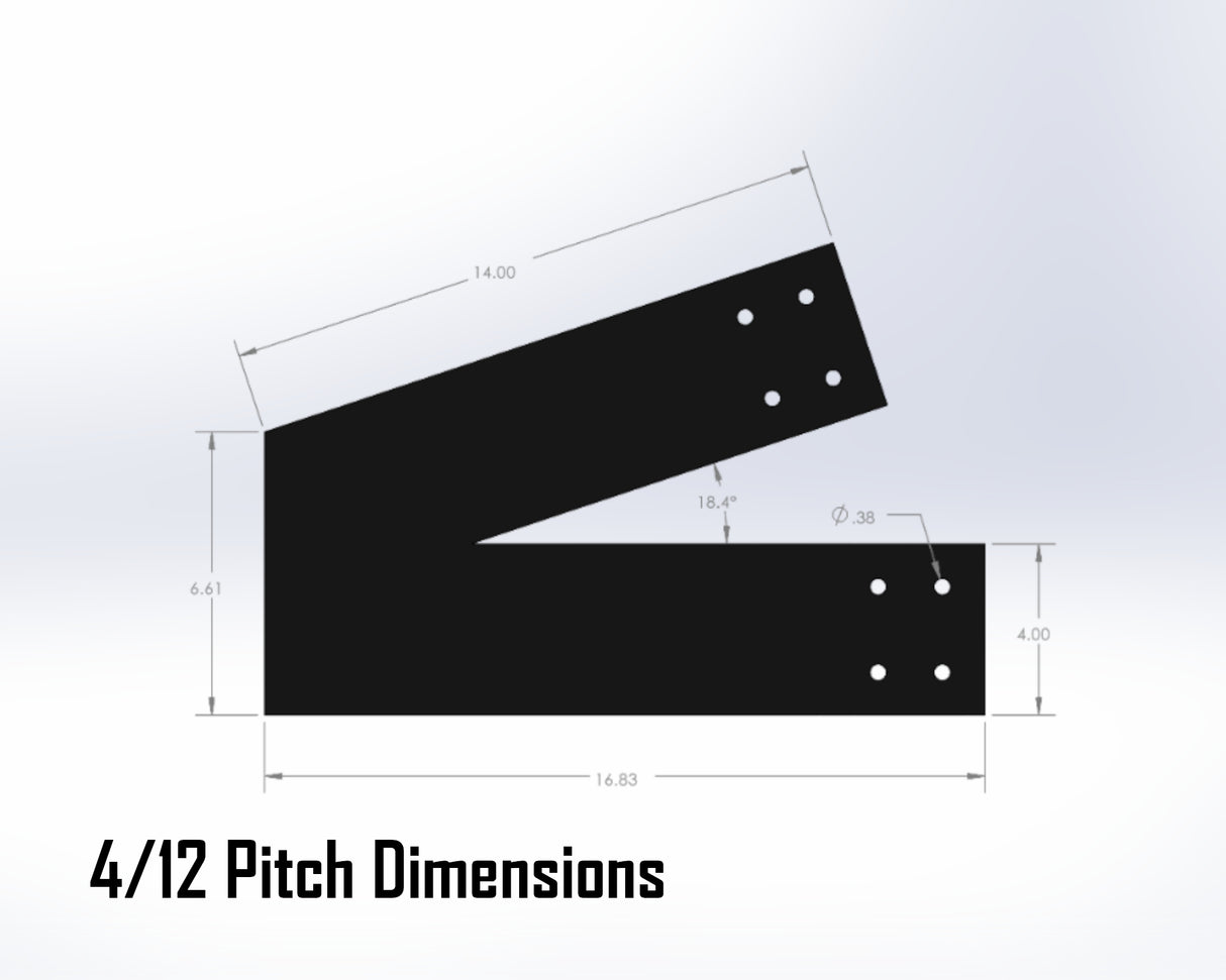 King Truss Industrial Brackets, For 6 Inch Lumber