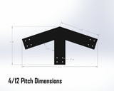 King Truss Industrial Brackets, For 6 Inch Lumber