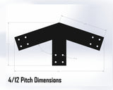 King Truss Industrial Bracket Set, For 4 Inch Lumber