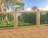 47"x30" - Cattails Fence/Gate Panel Insert - Madison Iron and Wood