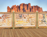 47"x30" - Arches National Park Fence/Gate Panel Insert - Madison Iron and Wood