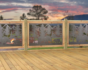 47"x30" - Bear Landscape Fence/Gate Panel Insert