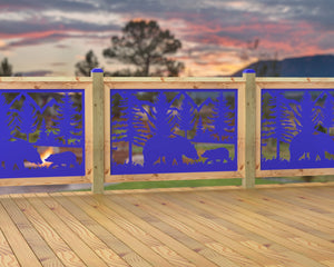47"x30" - Bear Landscape Fence/Gate Panel Insert