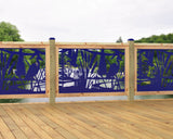 47"x30" - Crane Pond Fence/Gate Panel Insert - Madison Iron and Wood