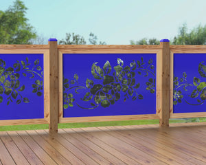 47"x30" - Floral Design Fence/Gate Panel Insert