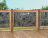 47"x30" - Garden Flower Fence/Gate Panel Insert - Madison Iron and Wood