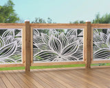 47"x30" - Garden Flower Fence/Gate Panel Insert - Madison Iron and Wood